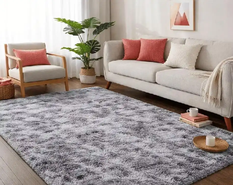 tapete sala , peludo shaggy macio