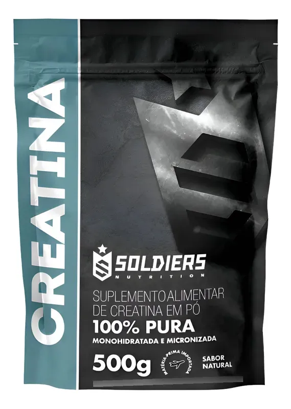 Acesse a Loja Oficial de Soldiers Nutrition   Novo  |  +1 M vendidos 4.8 Avaliação 4.8 de 5. 451297 opiniões. (451297) MAIS VENDIDO 3º em Esportes e Fitness Creatina Monohidratada 500g Soldiers Nutrition 100% Pura Importada Alta Performance Músculo Treino