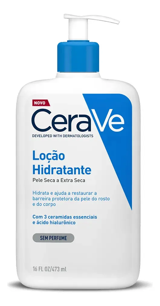 Acesse a Loja Oficial de CeraVe   Novo  |  +250mil vendidos 4.9 Avaliação 4.9 de 5. 73690 opiniões. (73690) MAIS VENDIDO 2º em Cuidado do Corpo Loção Hidratante Corporal Sem Perfume, com Ceramidas Essenciais e Ácido Hialurônico, Textura Fluida CeraVe 473m