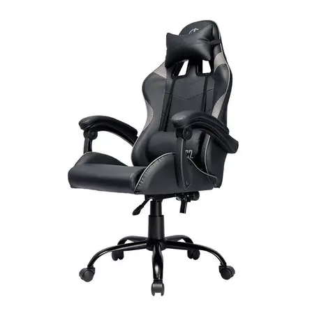 Cadeira Gamer TGT Heron TC2 , Fácil Limpeza, Reclinável 120 kg, Preto, TGT-HRTC-BL03