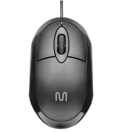 Mouse com fio Preto Classic Box Óptico USB 1200dpi MO300 - Multi